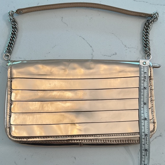 Maria Sharapova by Cole Haan rose gold clutch with detachable chain - Picture 9 of 9